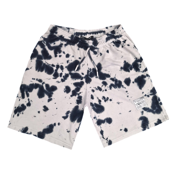 Tony couper - V23/23 - batic shorts - white