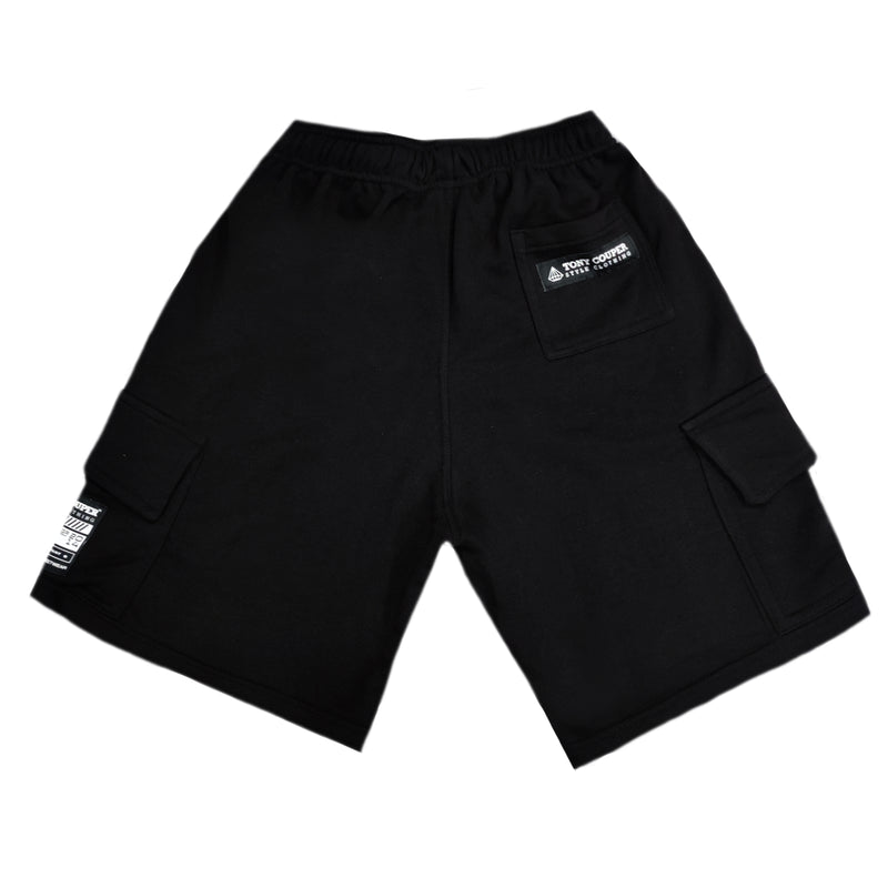 Tony couper - V22/8 - cargo shorts - black