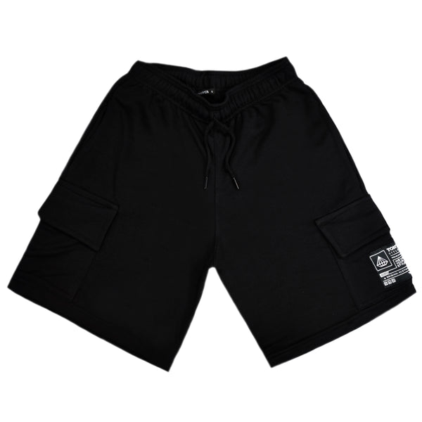 Tony couper - V23/8 - cargo shorts - black
