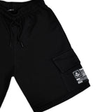 Tony couper - V23/8 - cargo shorts - black