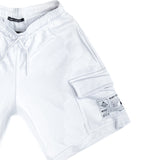 Tony couper - V23/8 - cargo shorts - white