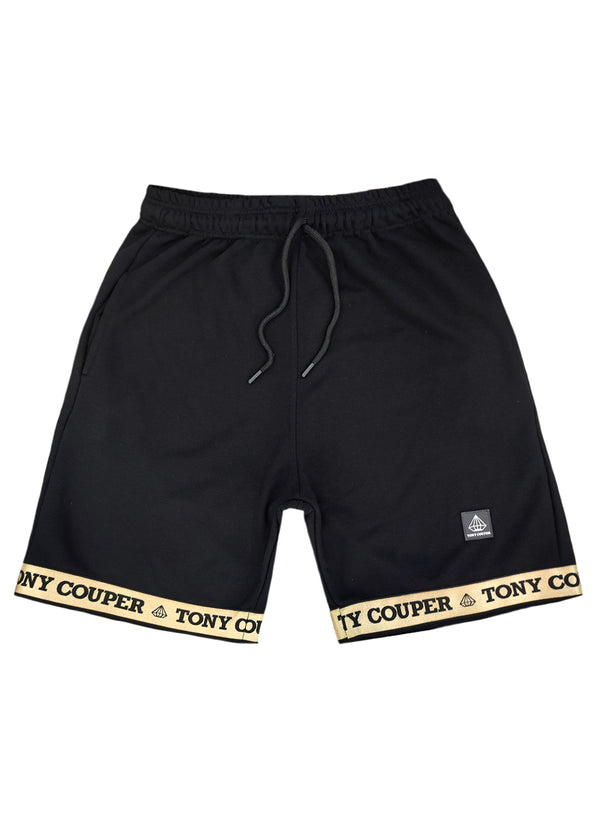 Βερμούδα Tony couper - V24/2 - golden gross shorts μαύρο