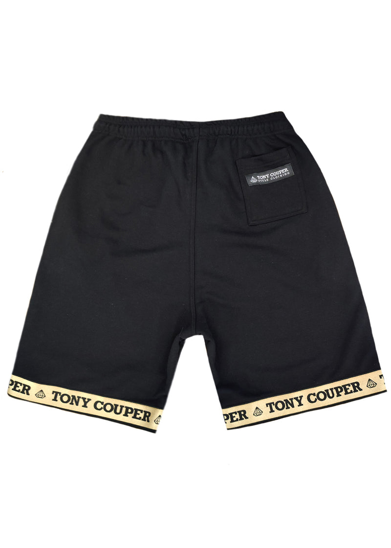 Βερμούδα Tony couper - V24/2 - golden gross shorts μαύρο