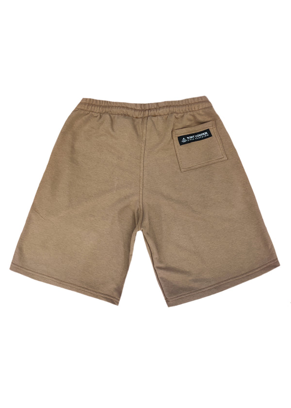 Βερμούδα Tony couper - V24/4 - diamond logo shorts καφέ