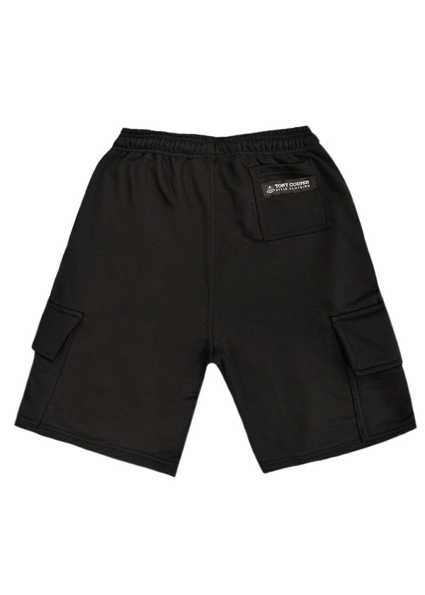 Ανδρική βερμούδα cargo Τony couper - V24/1 - cargo shorts μαύρο