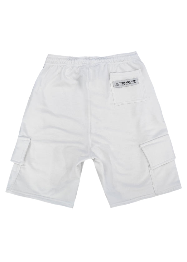 Ανδρική βερμούδα cargo Tony couper - V24/1 - cargo shorts λευκό