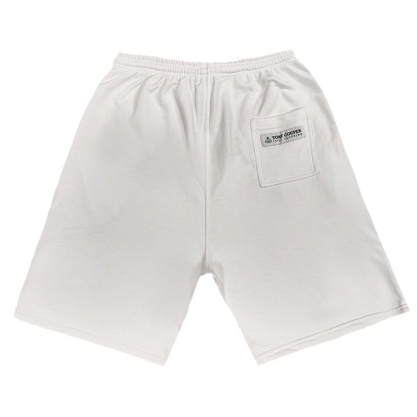 Βερμούδα Τony couper  - V24/4 -  diamond shorts λευκό
