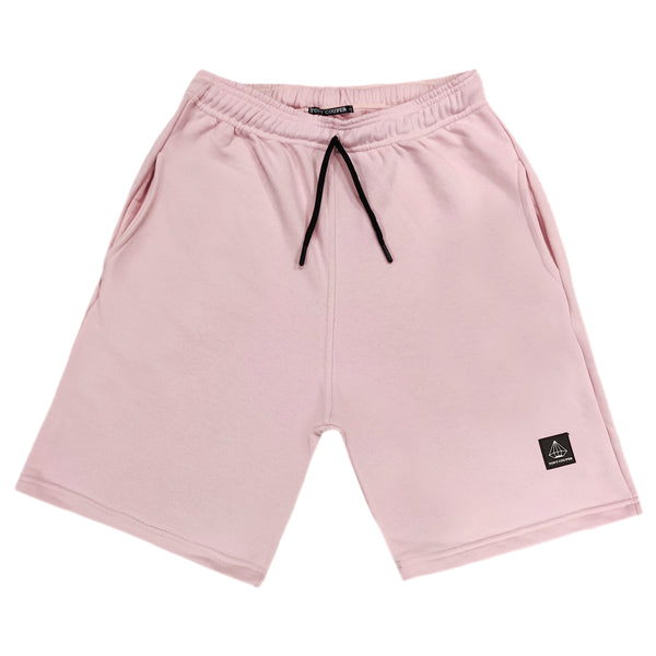 Βερμούδα Tony couper - V24/5 - cube logo shorts ροζ