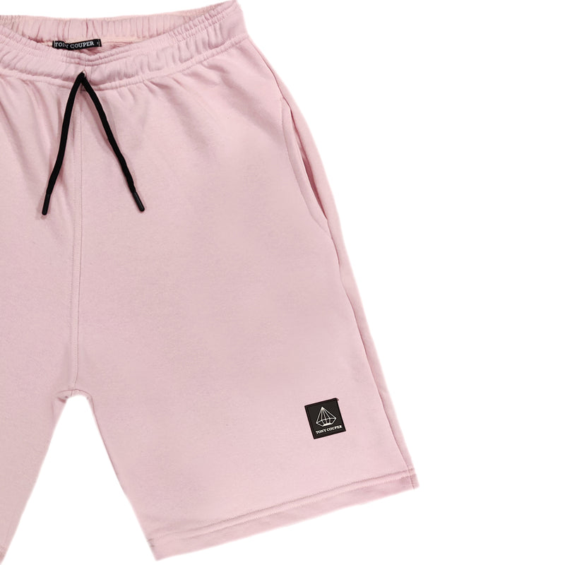 Tony couper  - V24/5 -  cube logo shorts - pink