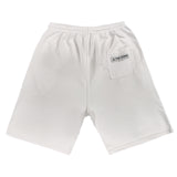 Tony couper  - V24/5 - cube logo shorts - white