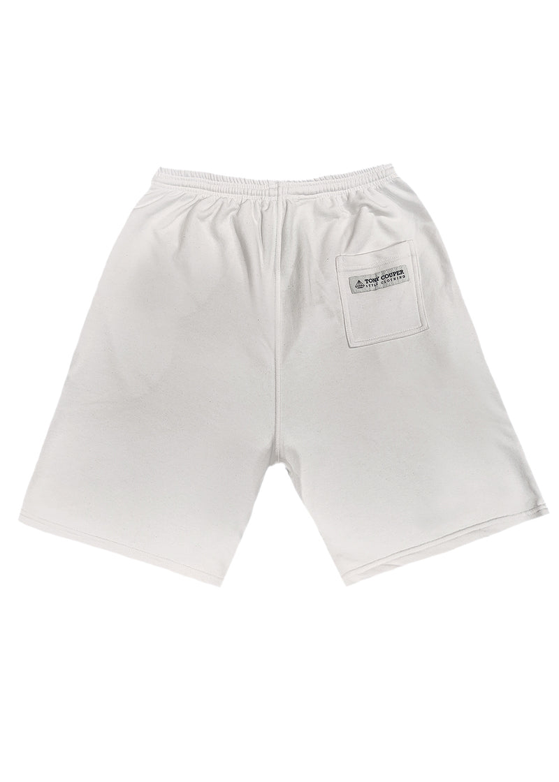 Βερμούδα Tony couper  - V24/5 - cube logo shorts λευκό