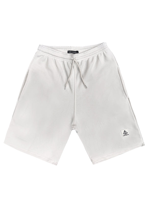 Βερμούδα Tony couper  - V24/5 - cube logo shorts λευκό