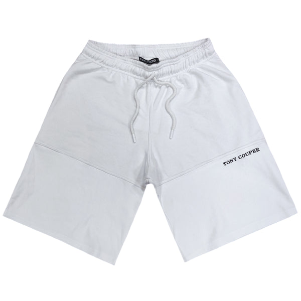 Βερμούδα Tony couper  - V24/8 - half shorts λευκό