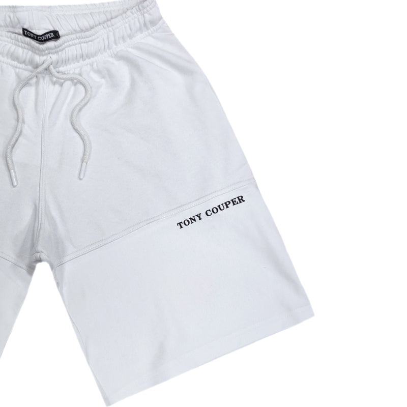 Βερμούδα Tony couper  - V24/8 - half shorts λευκό