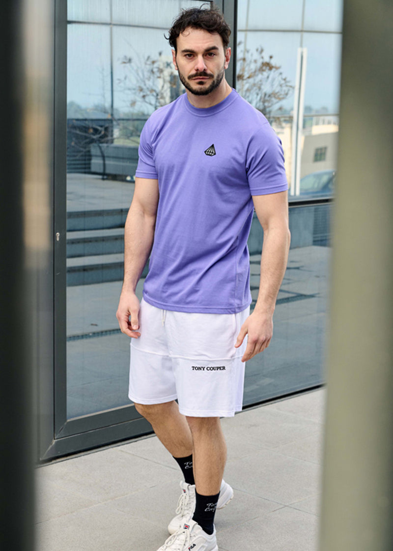 Βερμούδα Tony couper  - V24/8 - half shorts λευκό