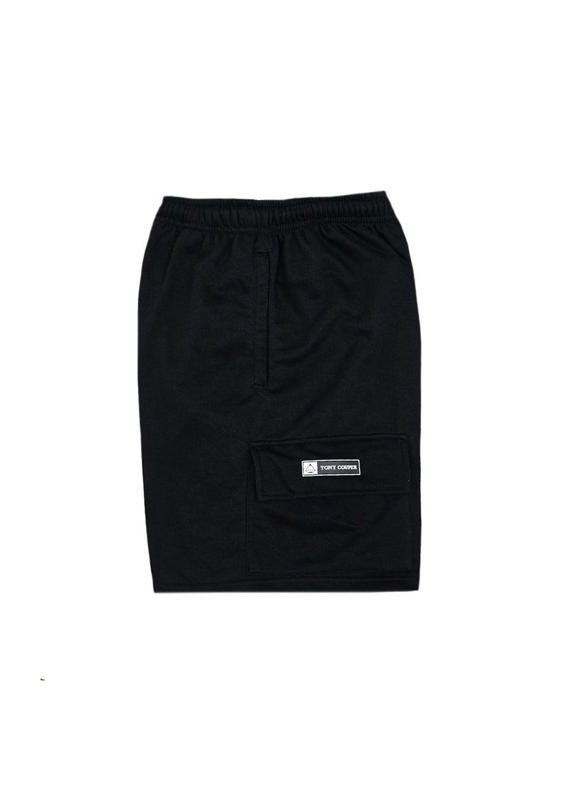 Ανδρική βερμούδα κάργκο Tony Couper - V25/2 - basic cargo oversize shorts μαύρο