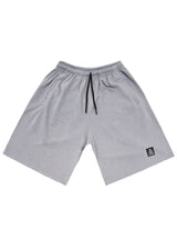 Ανδρική βερμούδα Tony Couper - V25/5 - grey black cube  logo shorts γκρι