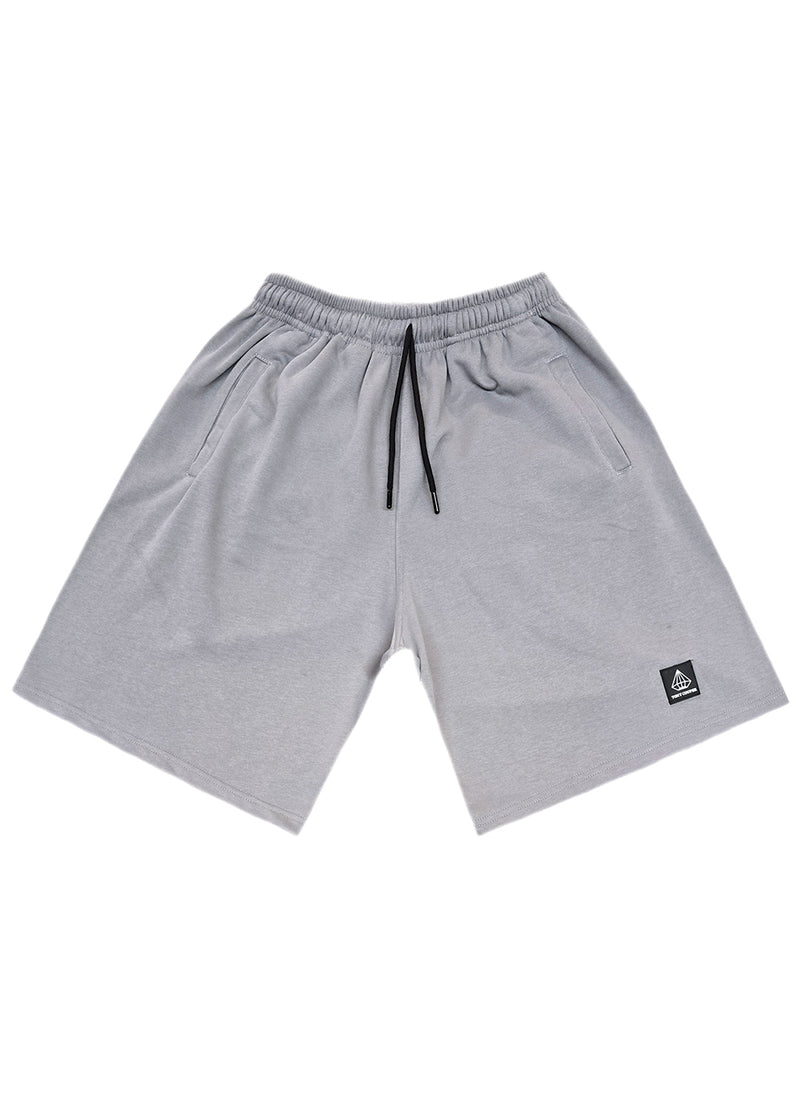 Ανδρική βερμούδα Tony Couper - V25/5 - grey black cube  logo shorts γκρι