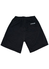 Ανδρική βερμούδα Tony Couper - V25/5 - black white cube logo shorts μαύρο