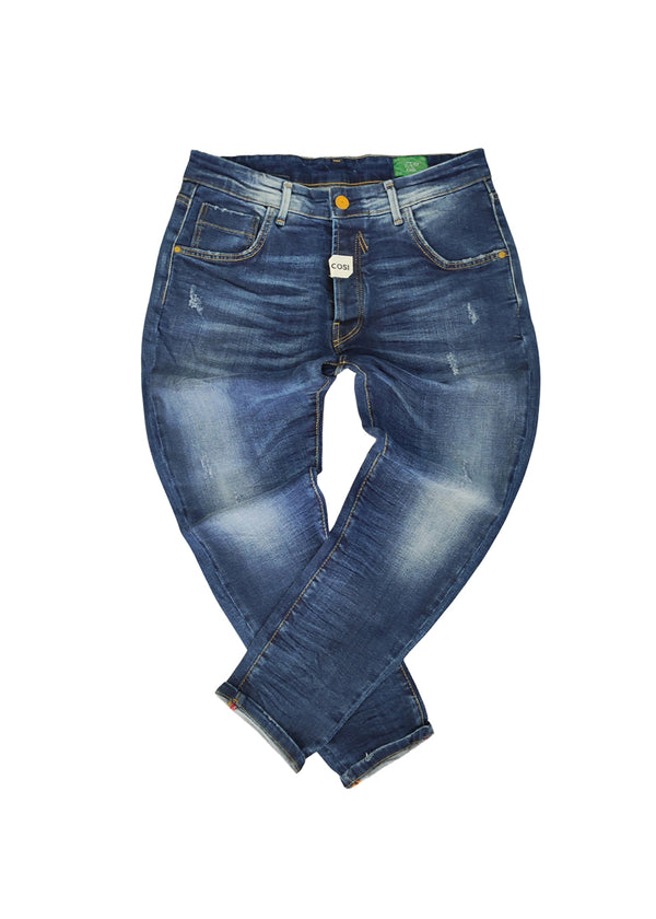 Ανδρικό τζιν παντελόνι cosi jeans - 64-visalia μπλε