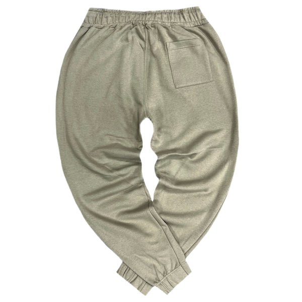 Close society - W22-150 - small white logo pants - olive