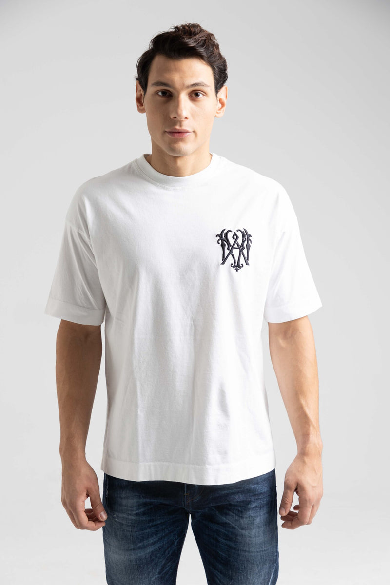 Cosi jeans - 62-W23-10 - wild logo t-shirt - white