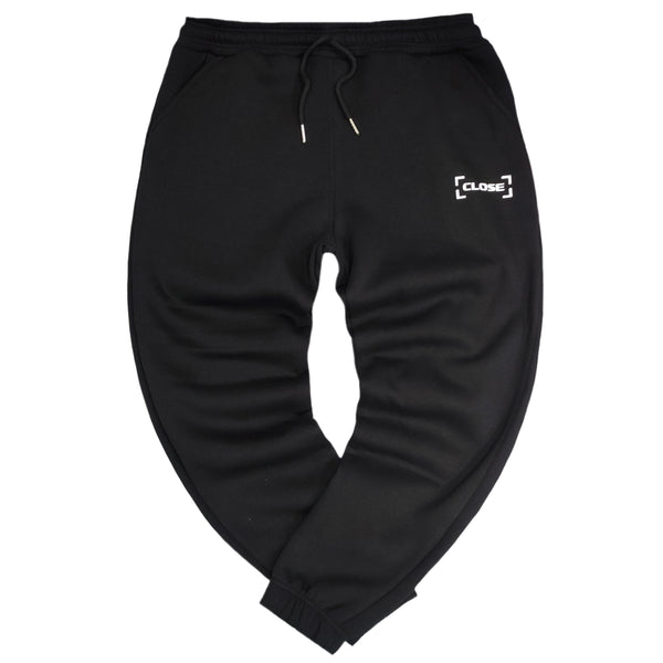 Clvse society - W23-105 - border logo sweatpants - black