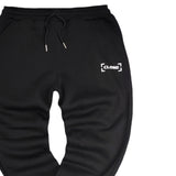 Close society - W23-105 - border logo sweatpants - black