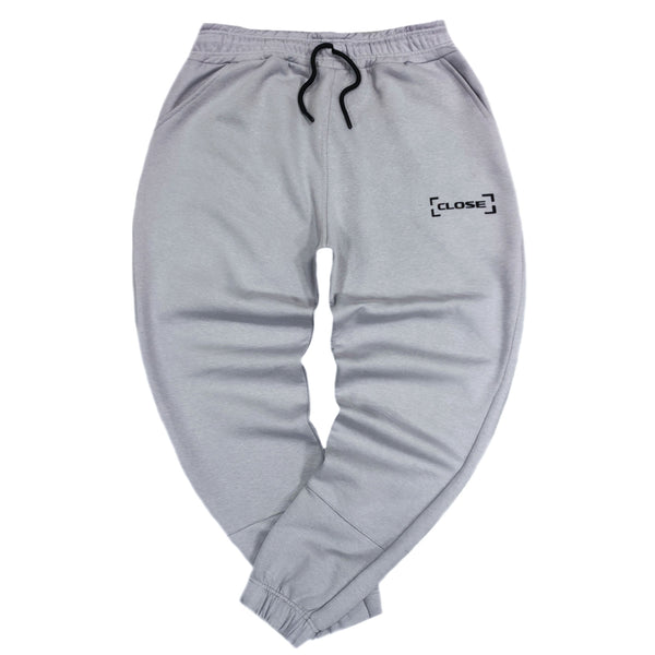 Close society - W23-105 - border logo sweatpants - grey