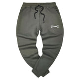 Close society - W23-105 - border logo sweatpants - khaki