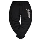 Close society - W23-110 - unique logo sweatpants - black