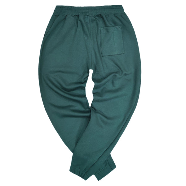 Close society - W23-118 - cube logo pants - green