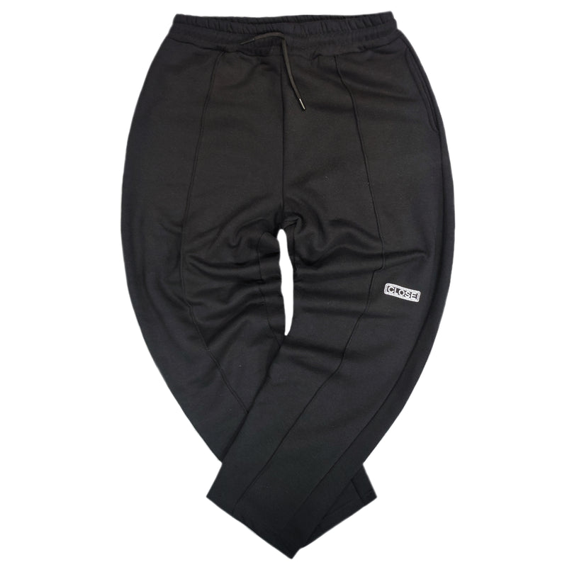 Close society - W23-120 - white logo pants - black