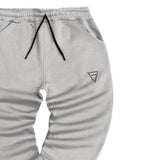 Close society - W23-130 - triangle logo sweatpants - ice