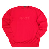 Close society - W23-450 - embroidered logo - red