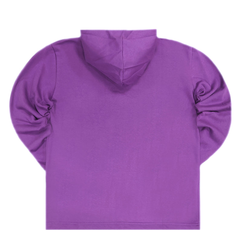 Clvse society - W23-700 - triangle logo jacket - purple