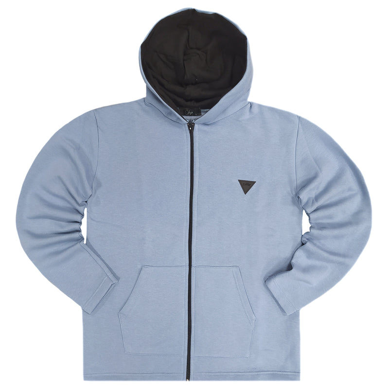 Clvse society - W23-700 - triangle logo jacket - teal