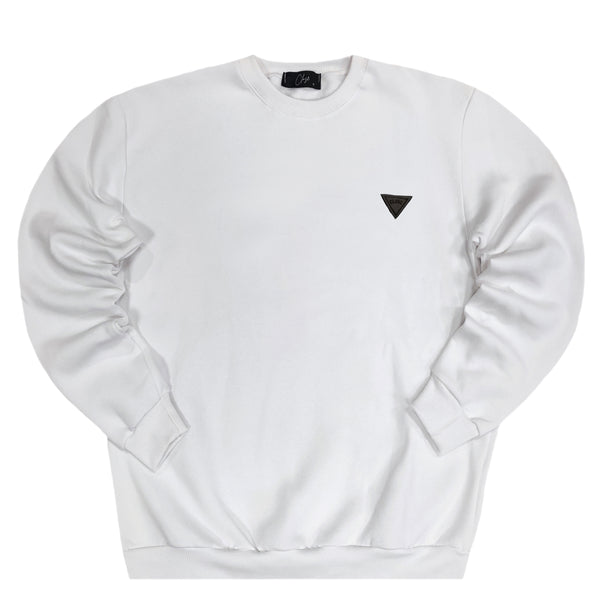 Close society - W23-810 - triangle logo - white