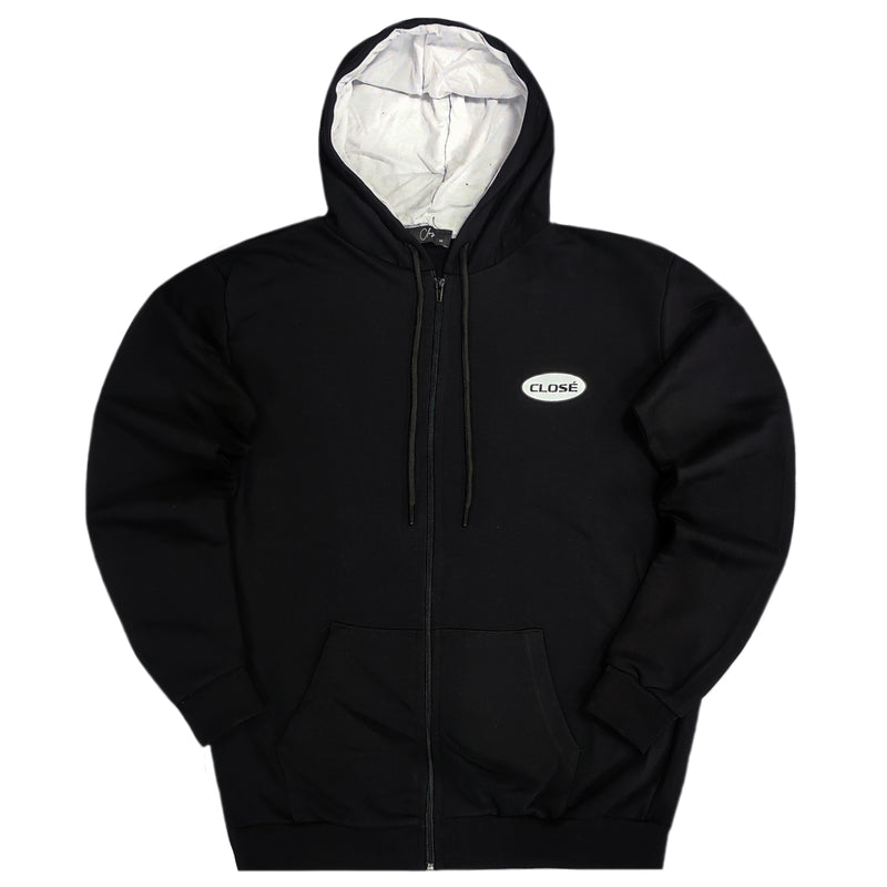 Close society - W23-830 - elipse logo jacket - black