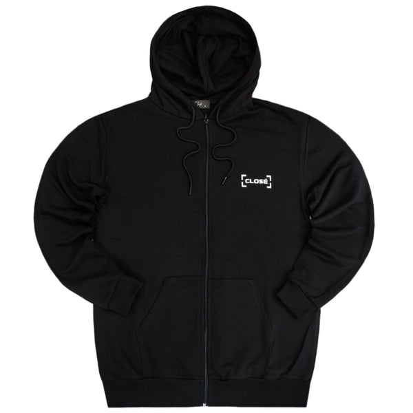 Close society - W23-833 - border logo jacket - black