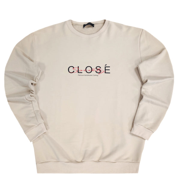 Close society - W23-852 - premium logo - beige