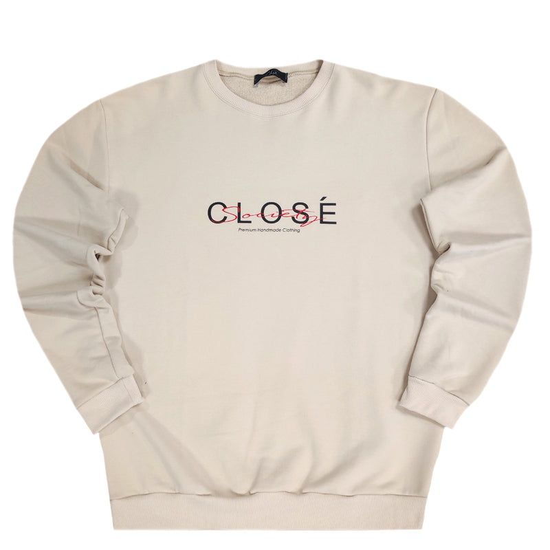 Close society - W23-852 - premium logo - beige