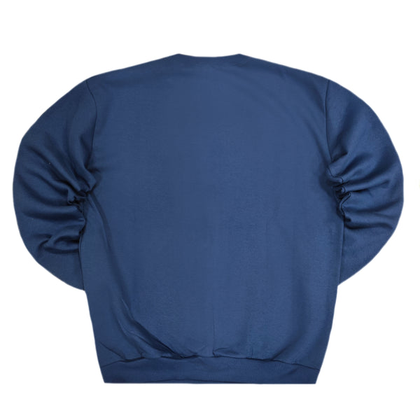 Close society - W23-869 - bear logo sweatshirt - blue