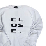 Close society - W23-875 - Cattivo logo sweatshirt - white