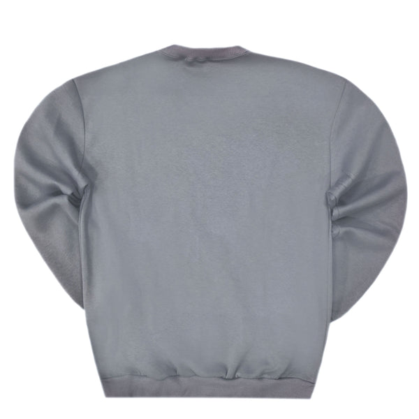 Close society - W23-877 - logo sweatshirt - grey
