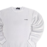 Close society - W23-881 - small logo sweatshirt - white