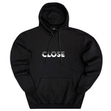 Close society - W23-917 - black half white logo - black