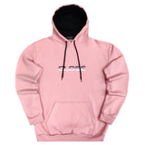 Close society - W23-922 - striped logo hoodie - pink