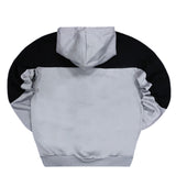 Close society - W23-933 - half ice half black hoodie - grey