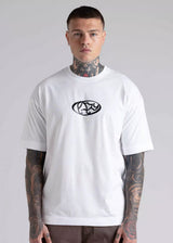 COSI JEANS - Ανδρικό t-shirt Wide fit - Λευκό 68-W26-210